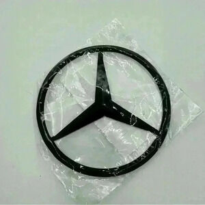Mercedes Benz emblem Badge Black Matte